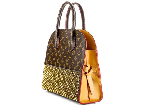 louis vuitton and louboutin purse
